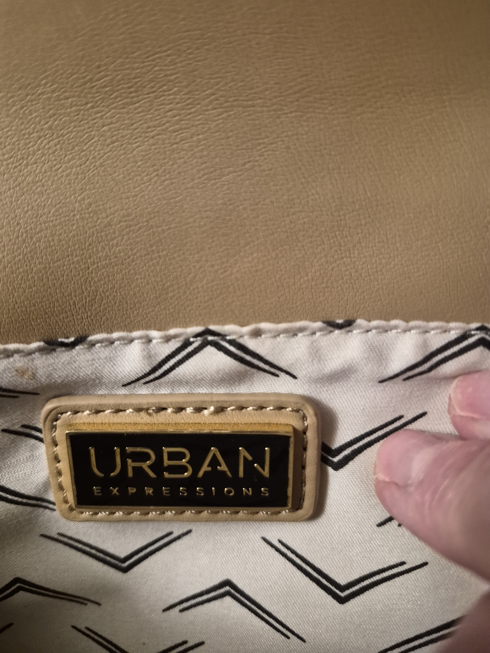 Urban Expressions Tan Women’s Shoulder Bag